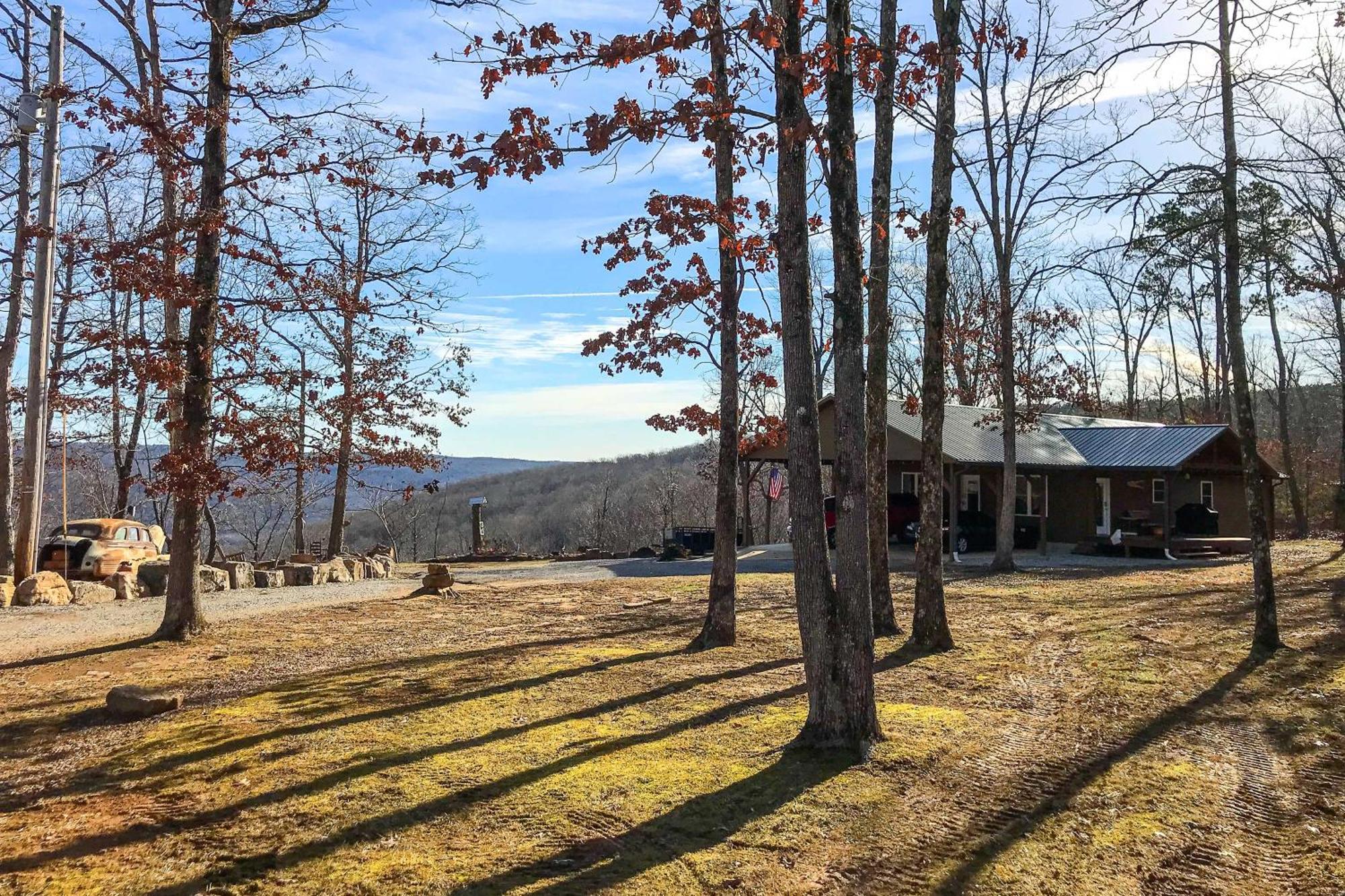 Spacious And Elegant Mountain View Cabin With Deck! エクステリア 写真